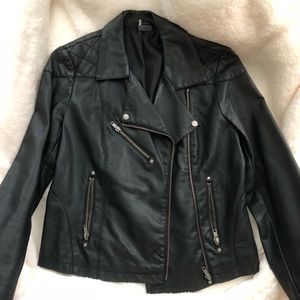 Leather Moto Jacket